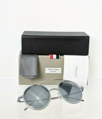 Pre-owned Dita Brand Authentic Thom Browne Sunglasses Tbs 108-b-t Grey Silver Tb108 Frame In Blue