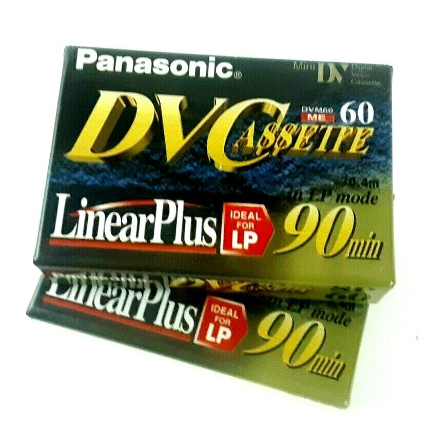 Panasonic DVC 60 Linear Plus Digital Video Cassettes LP90 Mini...