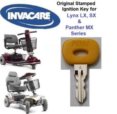 Key For Invacare Lynx, Panther Lx, Sx And Mx Series. New