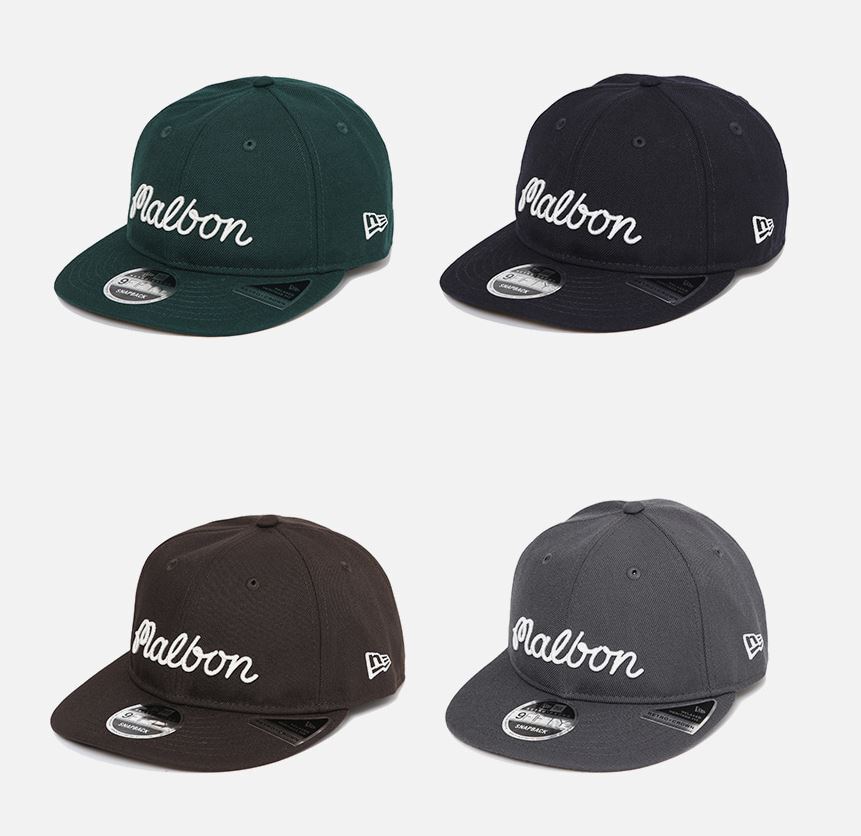 Malbon Golf x Newera Semi Curved Cap (4 Color) | eBay