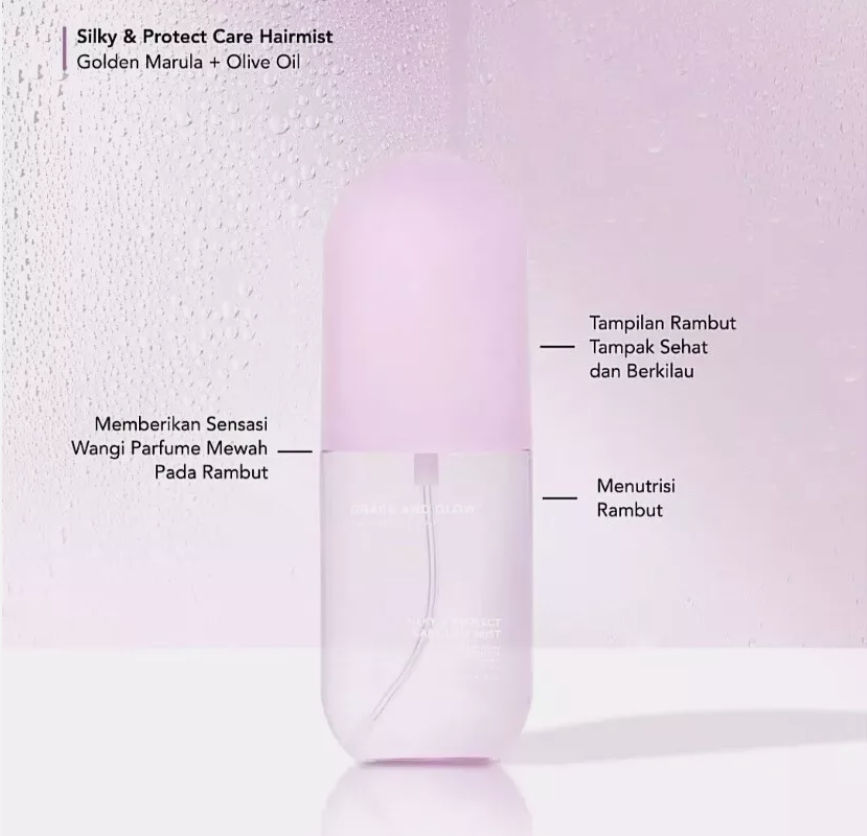 10 X Grace And Glow BO Silky & Protect Care Hair Vitamin Mist  100ml DHL Express