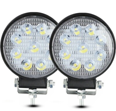 Pair 4inch LED Work Lights Bar Spot Pods Offroad Driving Fog Lamp Car Truck Boat