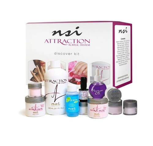 Discover Kit By NSI Attraction Nail Acrylic System  - Made in USA