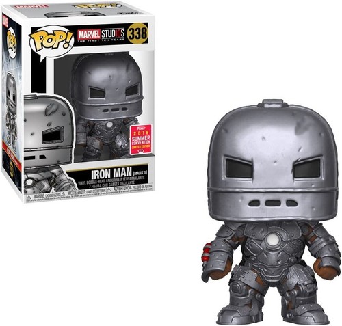 Funko Pop Iron Man Mark 1 SDCC 2018 Convention Exclusive Marvel 338 NEAR MINT