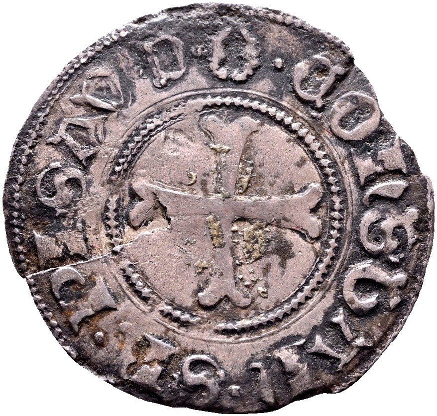 PESARO Terzo di grosso ARGENTO Costanzo I Sforza (1473-1483)