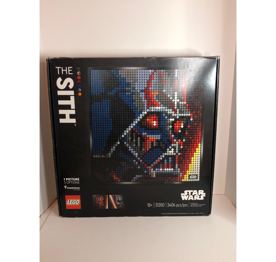 Lego art star wars the sith canvas art set building kit for adults 31200 sales