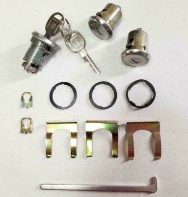 NEW 1969-1978 Pontiac Grand Prix Door & Trunk Lock set with GM Keys