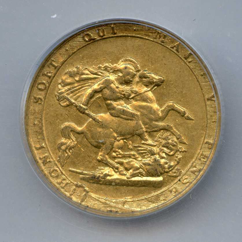 1820 Great Britain Gold Sovereign. ICG Graded EF 45. Lot #2246