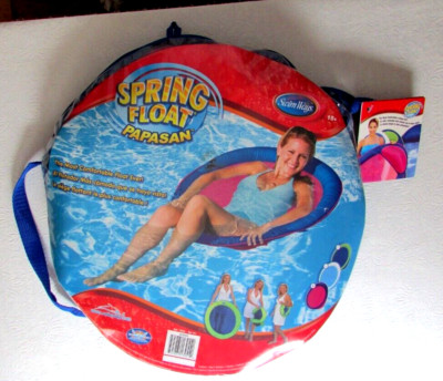 NEW Swimways Spring Float Papasan Pool Lounge Chair
