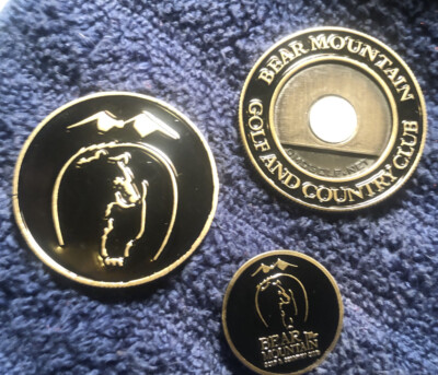 Bear Mountain Golf & Country Club Magnetic   Poker Chip w/ Marker.