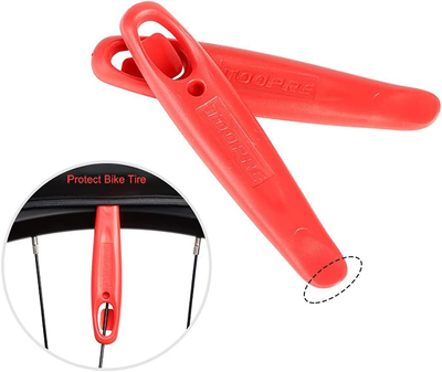 2 Pack Bike Tube 26x1.90/1.95/2.0/2.125 with Tire Levers and Rim Strips, 26 inch