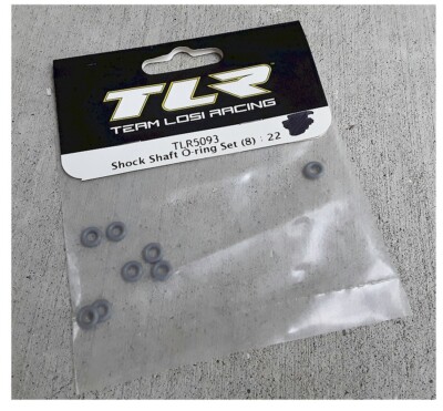 Team Losi Racing 22 Shock Shaft O-Ring Set (8) TLR5093