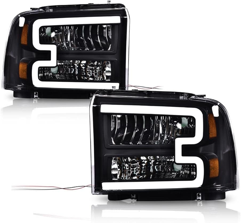 LED Headlight Assembly for 2005-2007 Ford F250 F350 F450 F550 Super Duty