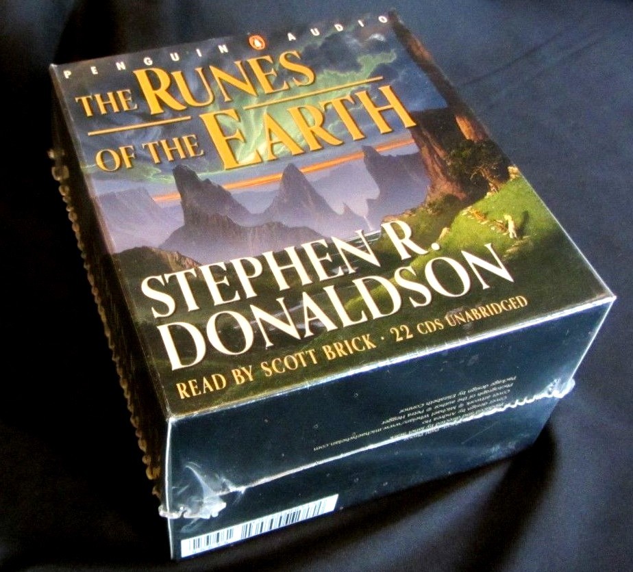 RUNES OF THE EARTH--STEPHEN R. DONALDSON--22 CD'S--BRAND NEW--UNABRIDGED