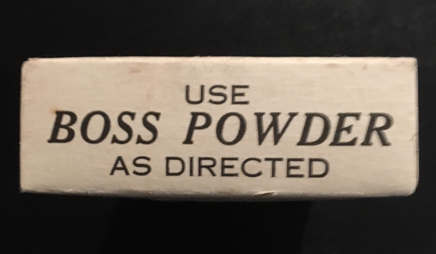 1940's The Boss Powder Box UNUSED  