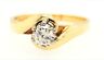 Diamond Solitaire Ring 18ct Yellow & White Gold WeddingEngagement Jewellery-4.JPG