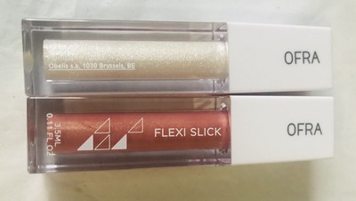 OFRA Millie Lip Gloss (Pearl) & 143 Flexi Slick (Pinky Peach) 0.11 Oz. Each NWOB