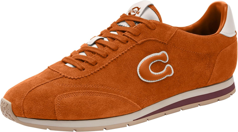 Coach Mens Flat Sneaker in Suede