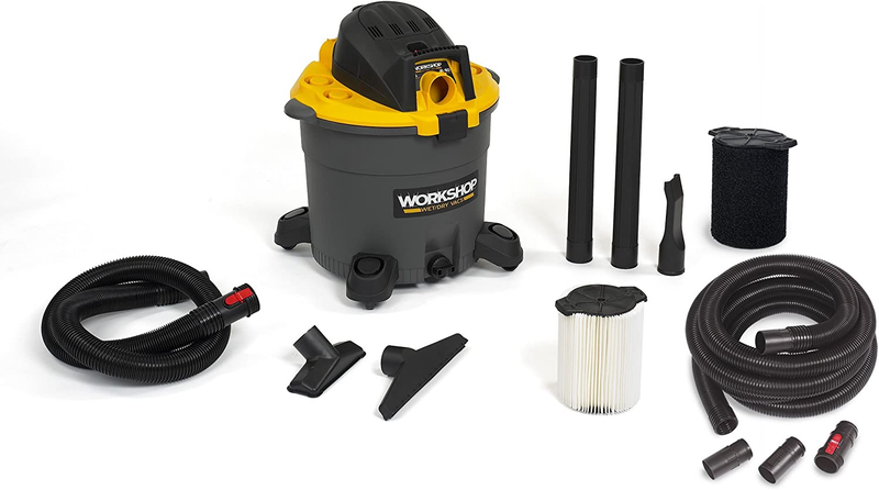 WORKSHOP Wet Dry Vac WS1600VA High Capacity Wet Dry Vacuum Cleaner, 16-Gallon Sh