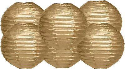 Paper Lanterns Mix Color Packs of 6 Round Paper Lanterns Lampshade Party Decora