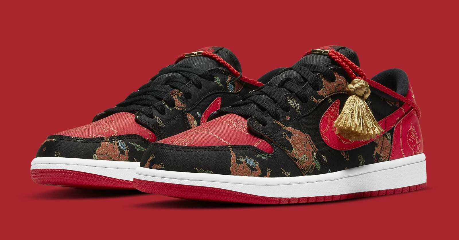 Nike Air Jordan 1 Low OG Chinese New Year Size 13 DD2233-001 Nike Air Jordan 1 Low OG Chinese New Year Size 13 DD2233-001