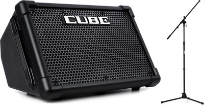 Roland CUBE-ST-EX + On-Stage TMP-MS7701B-SIOC Value Bundle