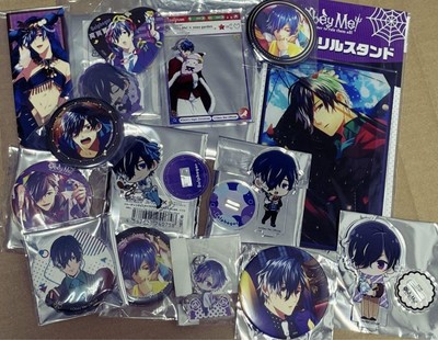 Obey Me! Belphegor Goods Lot of set Acrylic Stand Badge Mixed Garden Game