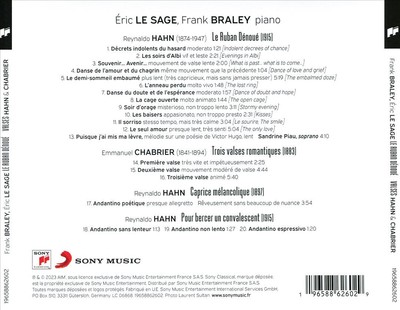 FRANK BRALEY ERIC LE SAGE  &  SANDRINE PIAU - LE RUBAN DENOUE: VALSES
