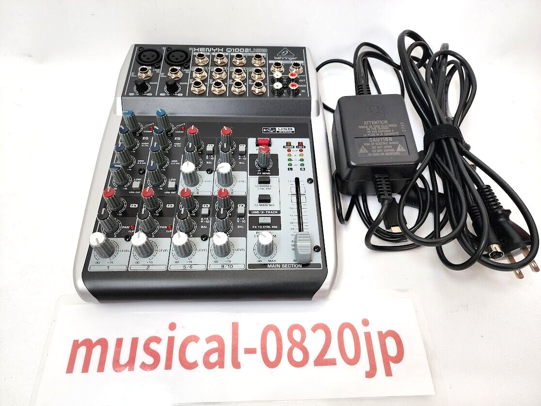 BEHRINGER XENYX Q1002USB analog mixer | eBay