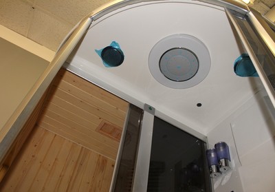 Steam Shower Dry Sauna Right corner,Bluetooth.6 Year USA Warranty.