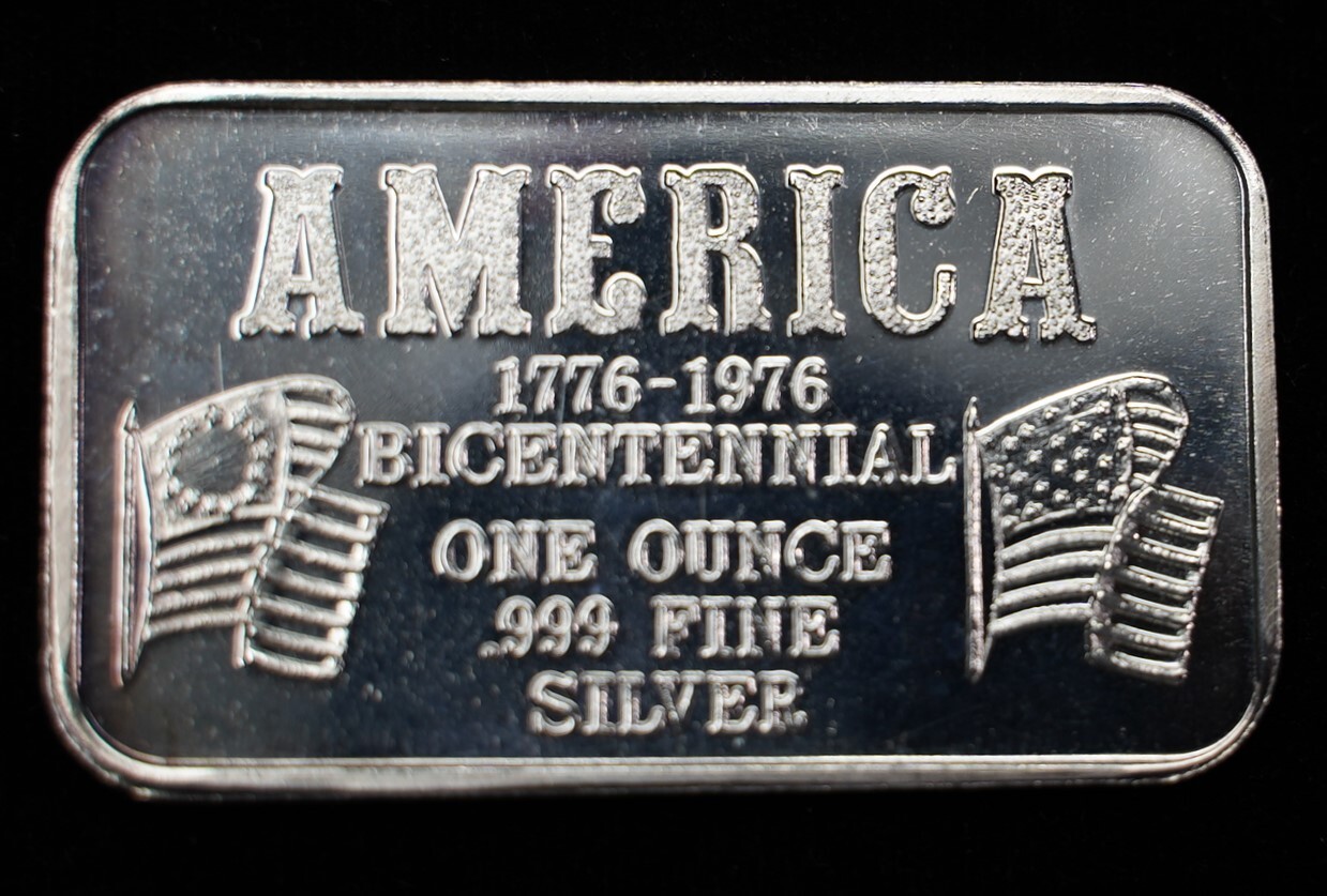 銀貨TheOfficialCoinoftheCANADIAN Mint July 4, 1976 Independence Day Bicentennial Day Silver Art