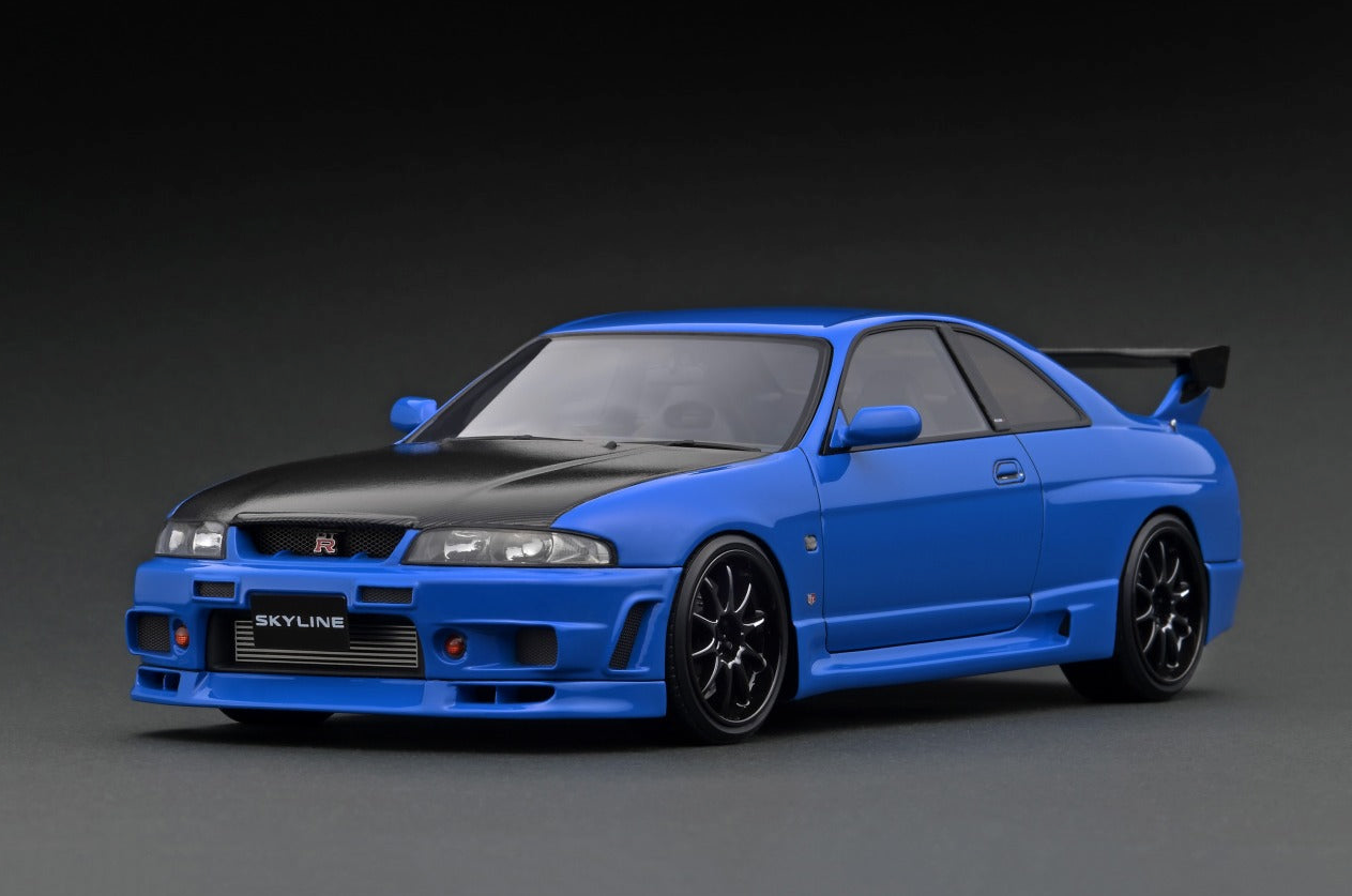 1/18 Ignition model Nissan Skyline R33 GT-R in Blue IG2780