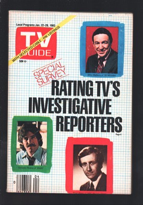 MAG: TV Guide 1/22/1983-Dan Rather-Brian Ross-Geraldo Rivera-Western NY State...