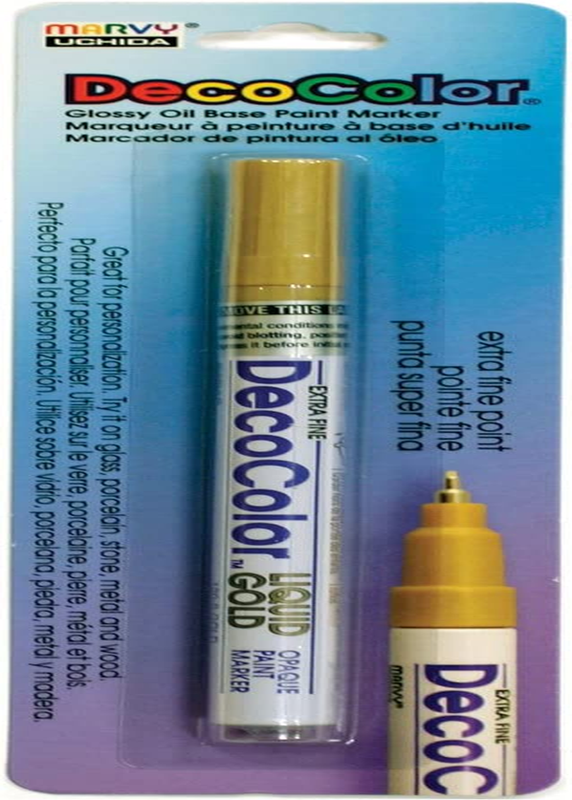 120-C-GLD Marvy Deco Color Liquid Paint Marker Gold