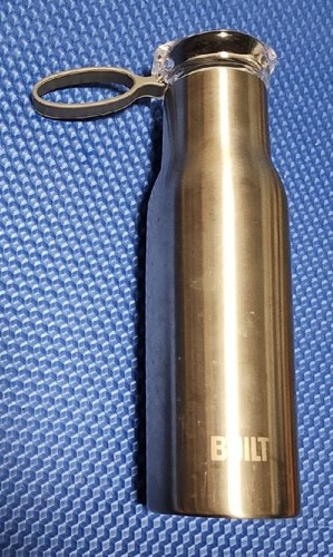 Built Stainless Steel Water Bottle with Screw Top Lid, 18 Oz - Silver