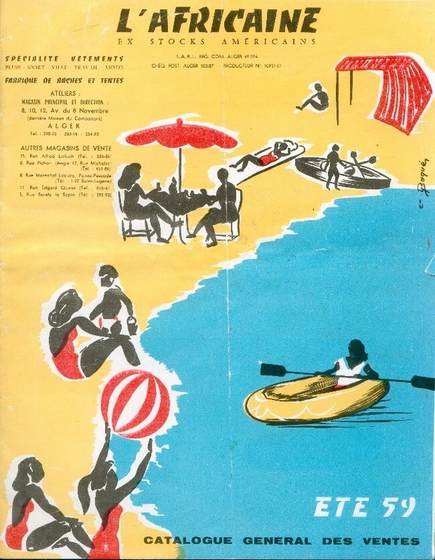 L'Africaine (Ex Stocks AmÃ©Ricains)/Alger/Catalogue GÃ©NÃ©Ral Des Ventes Ã©TÃ© 1959