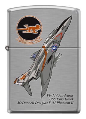 VF-114 Aardvarks F-4 Phantom Squadron Zippo MIB USS Kitty