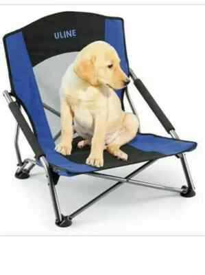 Uline Event Chair Outdoor Concerts Camping Sports Soccer Baseball Game to 225 lb