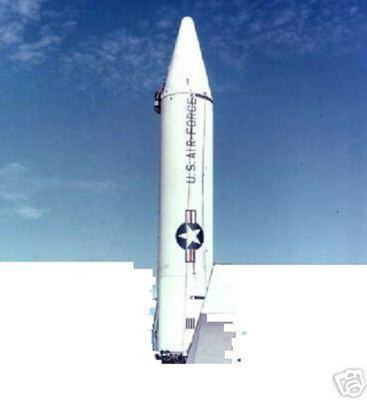 SM-78 PGM-19 Chrysler Rocket Wood Model Free Shipping Regular