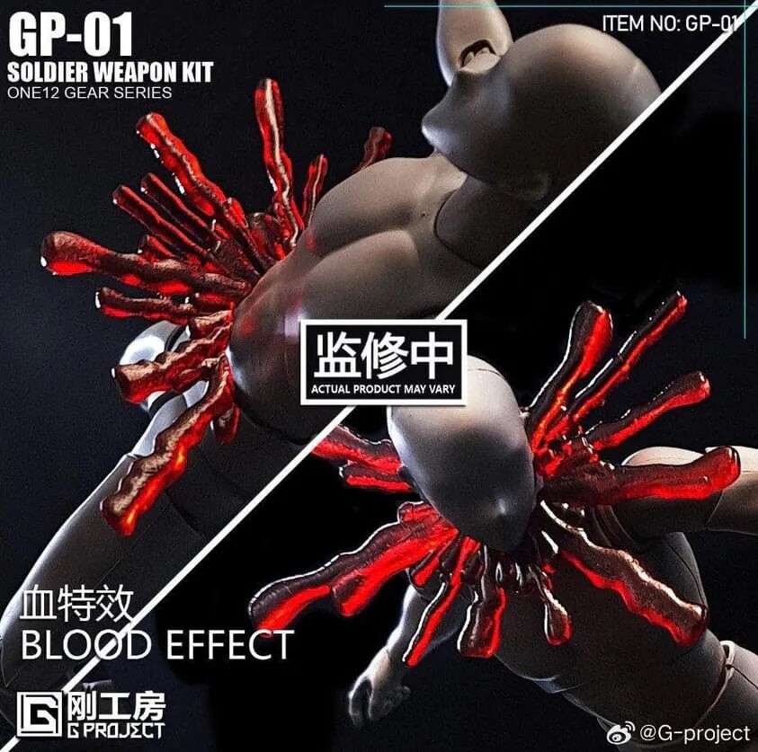 GP-01: G-PROJECT Gear Series 1/12 Scale Soldier Weapon Kit