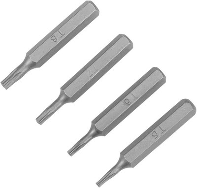 uxcell Torx Bits Set 4pcs 5/32 Inch Hex Shank T5 T6 T7 H5/32*T5-T8*28mm 