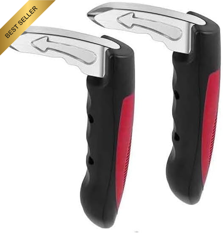 2Pcs 3 in 1 Multifunction Portable Vehicle Support Handle,Car Door Assist Handle