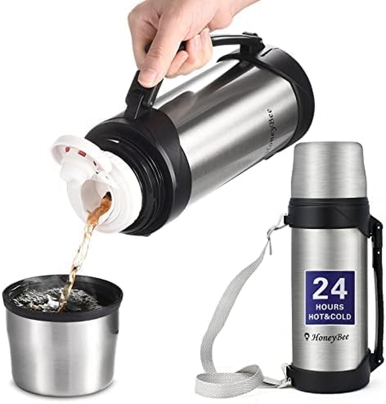 Vacuum Insulated Bottle Coffee Thermos,41 Ounce,Thermos for Hot Drinks,Keep Liqu
