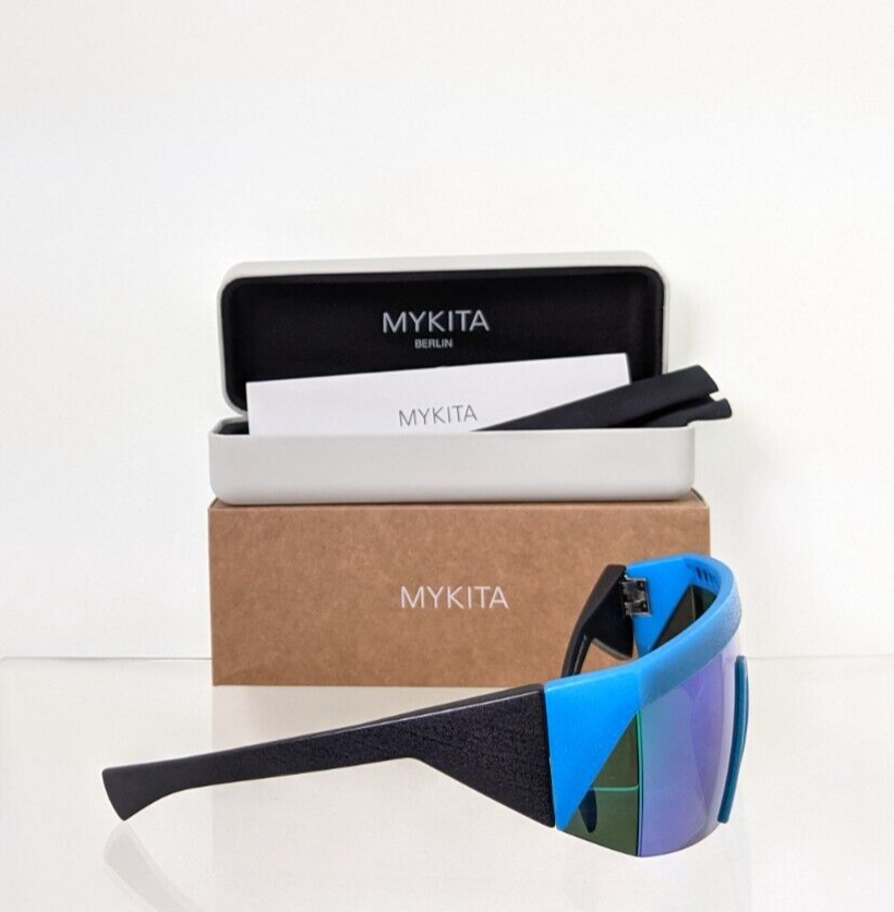 Pre-owned Mykita Brand Authentic  & Bernhard Willhelm Sunglasses Vice Col. 810 61mm In Grey & Flash Mirror