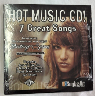 Britney Spears Promo! Hot Music CD! 7 Great Songs 1998 Brand New Factory Sealed