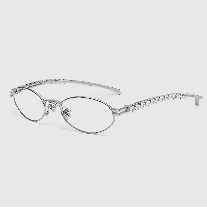 Pre-owned Gentle Monster X Jennie Jentle Salon Barrette 02 Silver Metal Clear ⭐tracking⭐