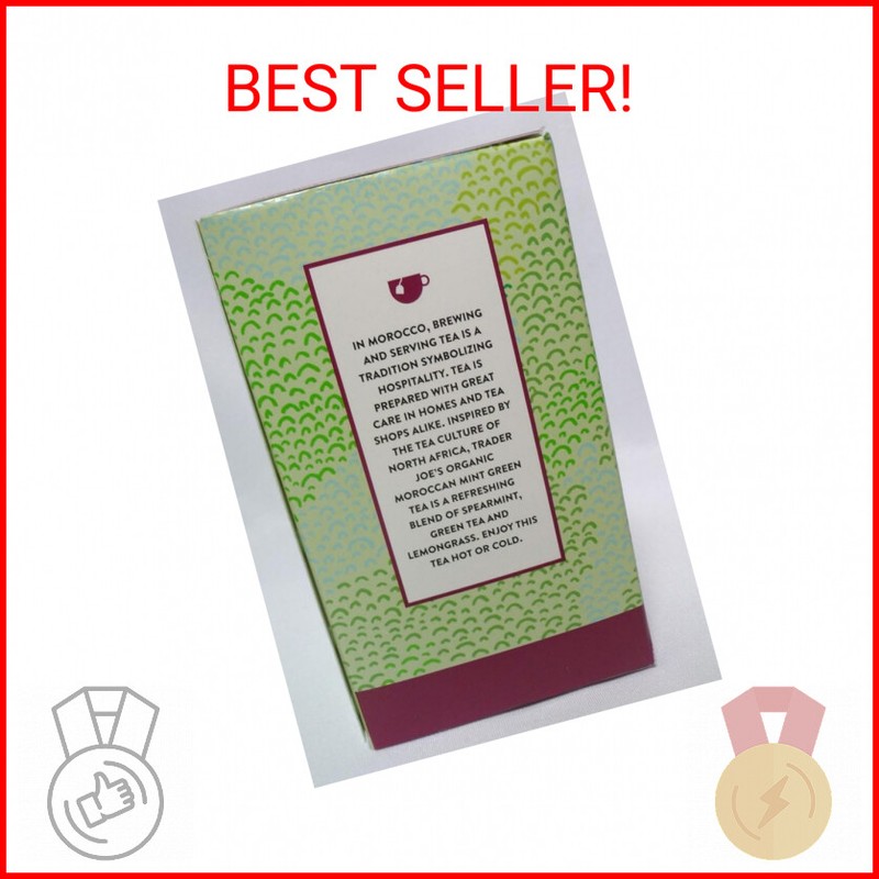 Trader Joe's Moroccan Mint Green Tea (Pack of 2)