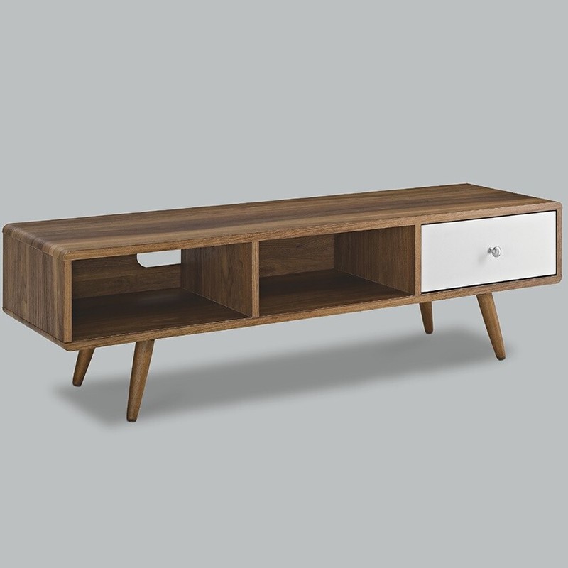 Mid Century Media Console Storage Cabinet Entertainment Cent