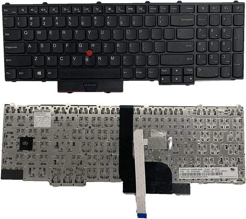 Lenovo Thinkpad P50 Series US Layout Keyboard
