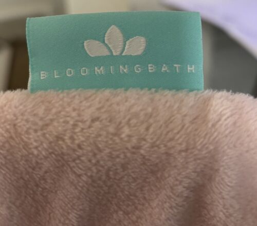 Blooming Bath Mat pink, white & gray Lotus Flower for Baby Bath time
